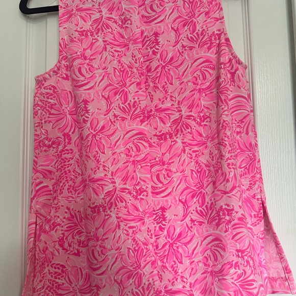 Lilly Pulitzer Pink Blossom Fola sleeveless top NWT SIZE 2 - Picture 7 of 11